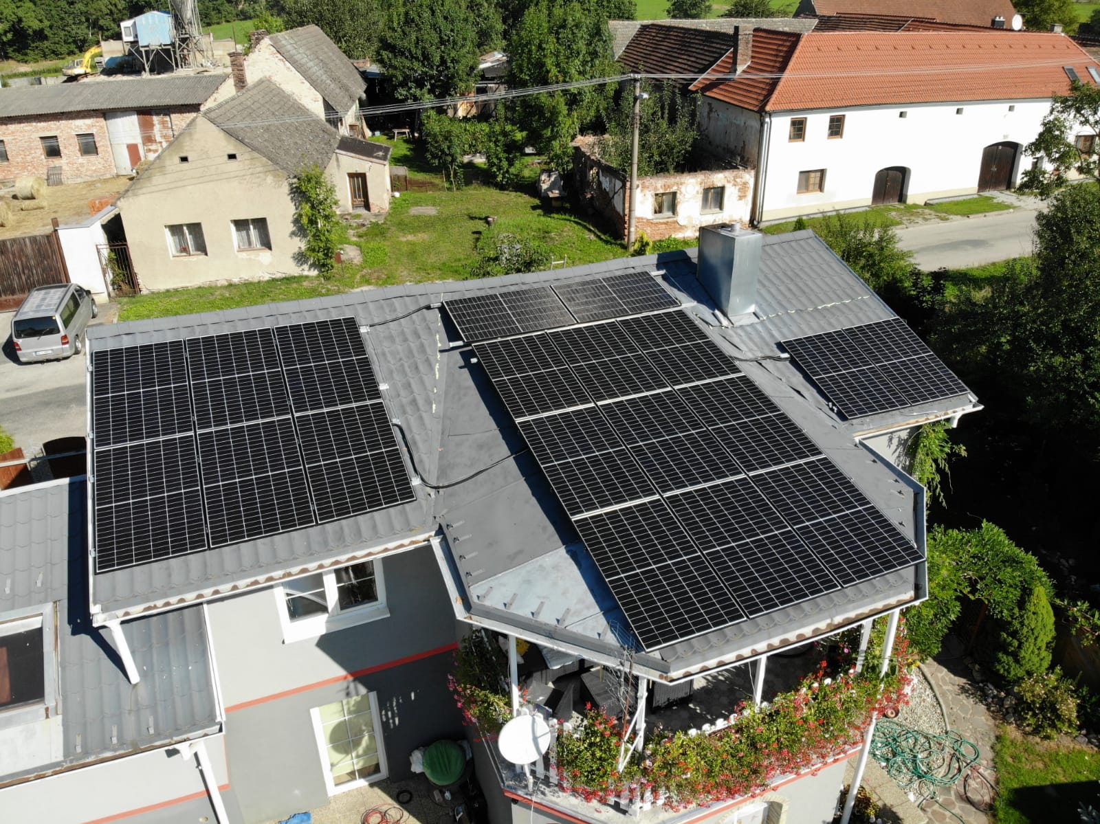 Fotovoltaická elektrárna s akumulací Český Krumlov